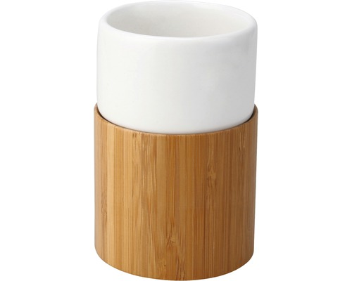 Pohár Basano CURETTA keramika/bambus-0