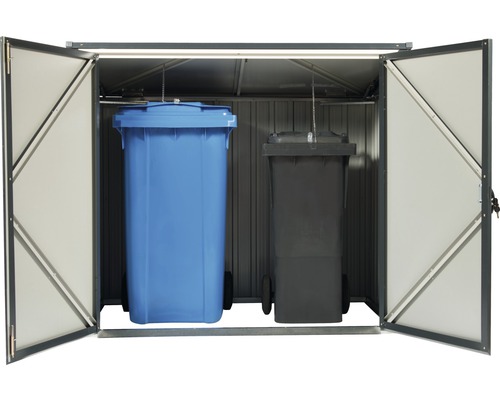 Box na smetné nádoby s dvoma smetnými nádobami