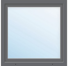 Plastové okno jednokrídlové ARON Basic biele/antracitové 1000 x 1000 mm DIN ľavé-thumb-0