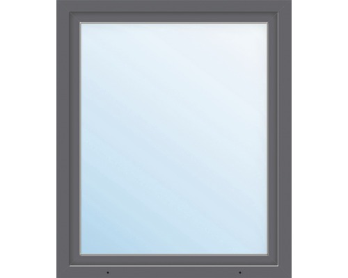 Plastové okno jednokrídlové ARON Basic biele/antracit 900 x 1500 mm DIN ľavé
