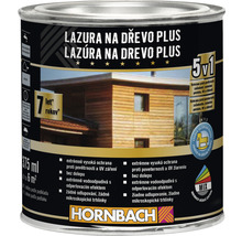 Lazúra na drevo Hornbach Plus 0,375 l striebornosivá-thumb-0