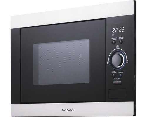 Mikrovlnná rúra s ovládacím panelom a priehľadným okienkom