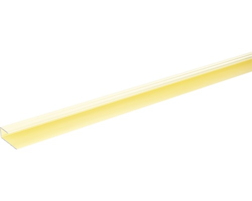 Ukončovacia lišta lemovacia Skandor 2700 x 29 x 11 mm champagne Plastový profil na ochranu hrán
