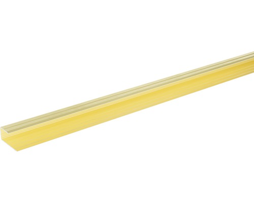 Ukončovacia lišta lemovacia Skandor 2700 x 29 x 13 mm champagne Plastový rohový profil