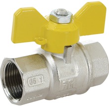 Plnoprietokový guľový kohút M3/​​4"XM3/4" motýľ PN4T 70ST RB G3202.020