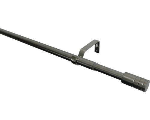 Teleskopická garniža sada valec kovová Ø 16/19 mm 190-340 cm Záclonová tyč s držiakom