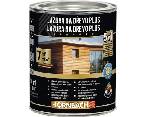 Lazúra na drevo Hornbach Plus 0,75 l borovica