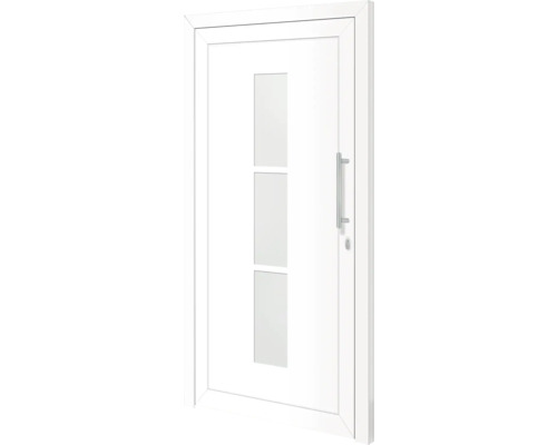 Hliníkové vchodové dvere Oregon 110x210 cm P biele