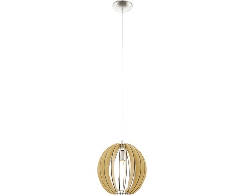Závesná lampa s drevenými tienidlami