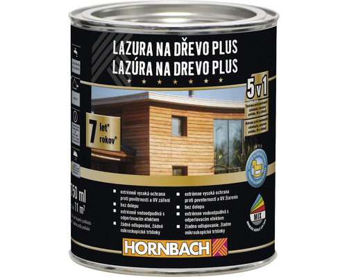 Lazúra na drevo Hornbach Plus 0,75 l orech