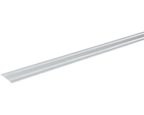 Prechodová lišta Skandor samolepiaca 900 x 38 x 2 mm strieborná Hliníkový profil pre LED pásiky