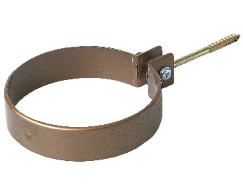 Objímka odkvapového zvodu so závesnou skrutkou Ø 53 mm, meď Rúrková objímka so skrutkou na upevnenie