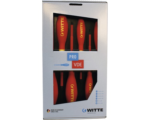 Sada skrutkovačov Witte v balení