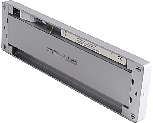 Pohľad zdola na LED svetlo pod skrinku Illuma