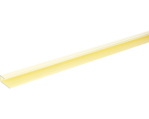 Ukončovacia lišta lemovacia Skandor 900 x 29 x 11 mm champagne Plastový ukončovací profil