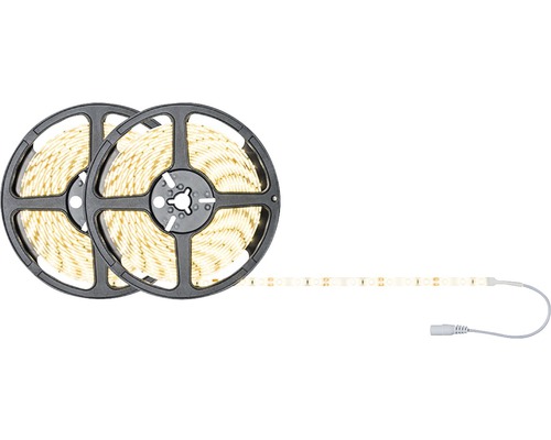 Dva LED pásy na cievkach s pripojovacím káblom.