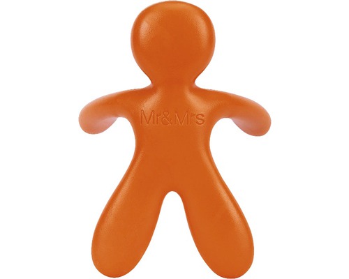 Oranžová vonná figúrka do auta od Mr & Mrs
