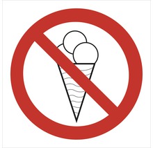 Symbol: Zákaz jedenia zmrzliny