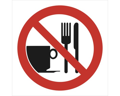 Piktogram "Zákaz vstupu s jedlom" 92x92 mm