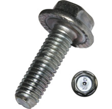 Kovová skrutka s plochou hlavou a závitom