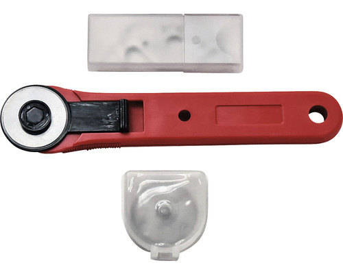 Rotačný rezač s náhradnými čepeľami a chráničom čepele