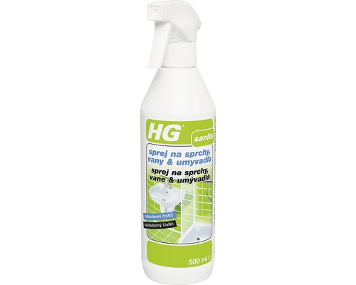 Sprej HG na sprchy, vane a umývadlá 500 ml