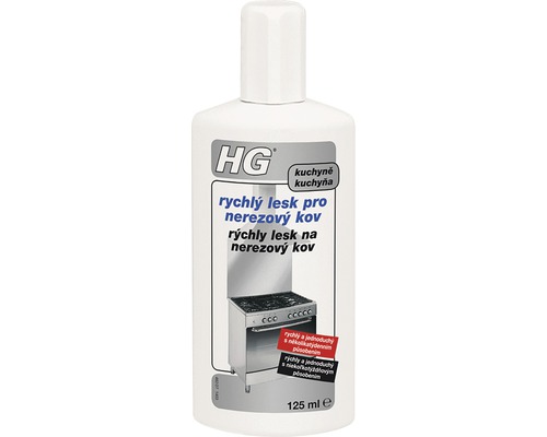 Lesk HG pre nerezový kov 125 ml