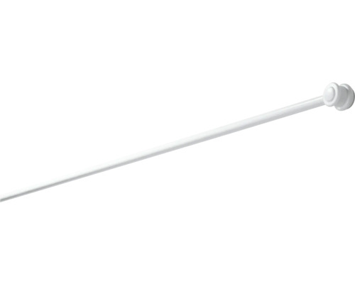 Vitrážová tyč Nevada kovová biela Ø 12 mm, 120 cm