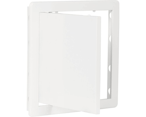 Plastové revízne dvierka, otvorené.