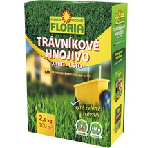 Floria trávnikové hnojivo na jar a leto, balenie 2,5 kilogramu