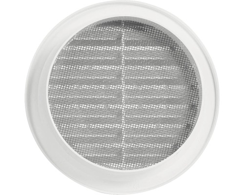 Okrúhla plastová vetracia mriežka so sieťou proti hmyzu