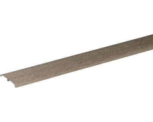 Prechodová lišta vyrovnávacia Skandor 900 x 48,5 x 6 mm dub šedý Prechodový profil s dreveným dekorom pre podlahové krytiny