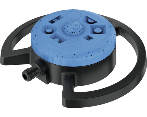 Záhradný zavlažovač s kruhovou základňou na zavlažovanie záhrady