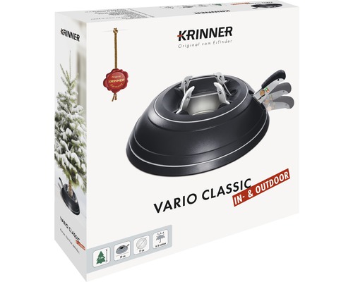 Stojan na vianočný stromček Krinners Vario Classic pre vnútorné aj vonkajšie použitie v krabici