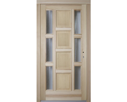 Vchodové dvere BB 117 drevené 110x210,5 cm P základný náter