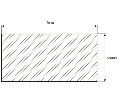 Drevený hranol konštrukčný KVH Si napájaný 60 x 120 x 4000 mm smrek