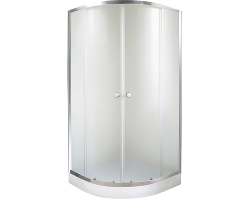 Štvrťkruhový sprchový kút Holiday 80x80 cm dvojkrídlové dvere-0