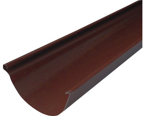 Odkvapový žľab Precit Roof Ø 125 mm dĺžka 4000 mm čokoládovohnedý Plastový odkvap