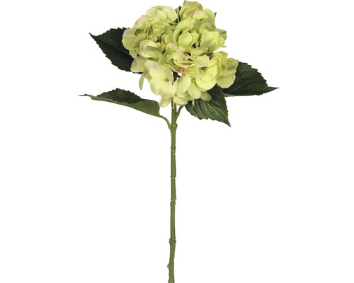 Umelá kvetina hortenzia zelená 51 cm