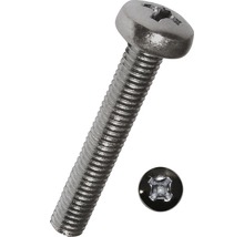 Kovová skrutka s krížovou hlavou