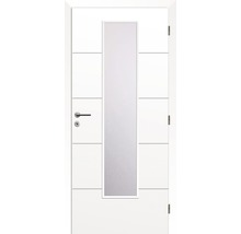 Interiérové dvere Solodoor Snow 8 presklené 80 P, biela-thumb-0
