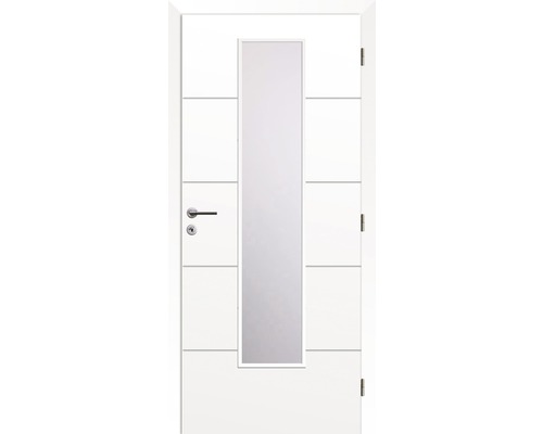 Interiérové dvere Solodoor Snow 8 presklené 80 P, biela-0