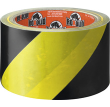 Výstražná páska ROXOLID žltočierna 60 mm x 66 m-thumb-1