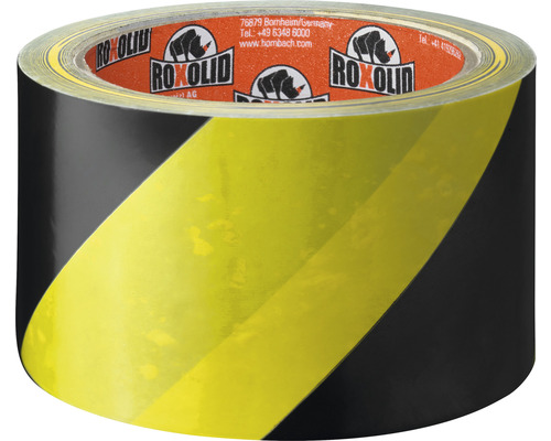 Výstražná páska žltá čierna