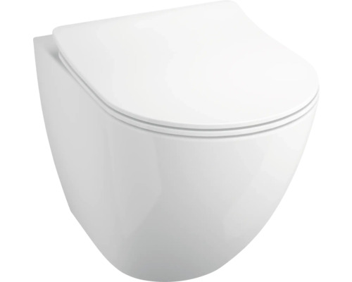 Závesné WC s uzavretým sedadlom