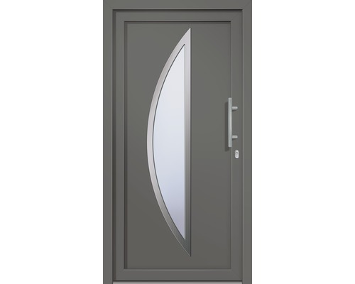 Vchodové dvere s presklením a madlom