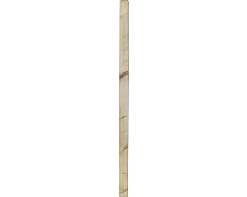 Stĺpik na plot 7 x 7 x 290 cm ryhovaný prírodný tlakovo impregnovaný Drevená fasáda s vodorovným dreveným obkladom
