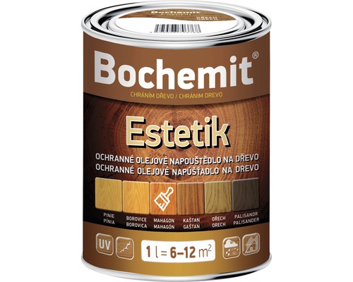 Lazúra na drevo Bochemit Estetik gaštan 1 l Lazúra na drevo Bochemit Estetik gaštan 1 l
