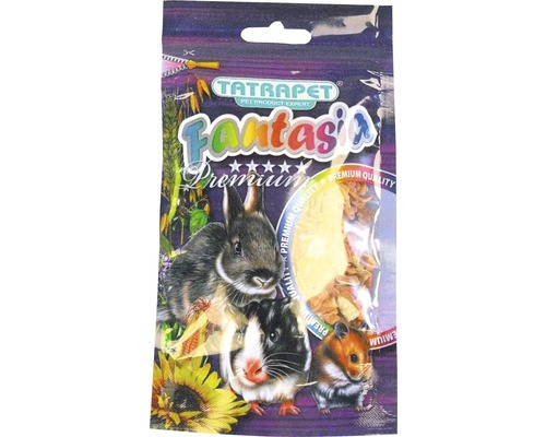 Maškrty pre hlodavce Tatrapet Fantasia Premium 60 g Balenie krmiva pre zvieratá TatraPet Fantasia Premium s obrázkami králikov, morčiat a škrečkov