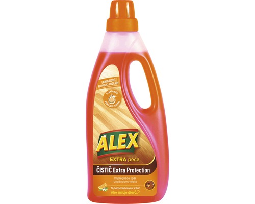 Čistiaci prostriedok Alex na prírodný laminát 750 ml Čistič Alex Extra starostlivosti pre laminátové a plávajúce podlahy v plastovej fľaši